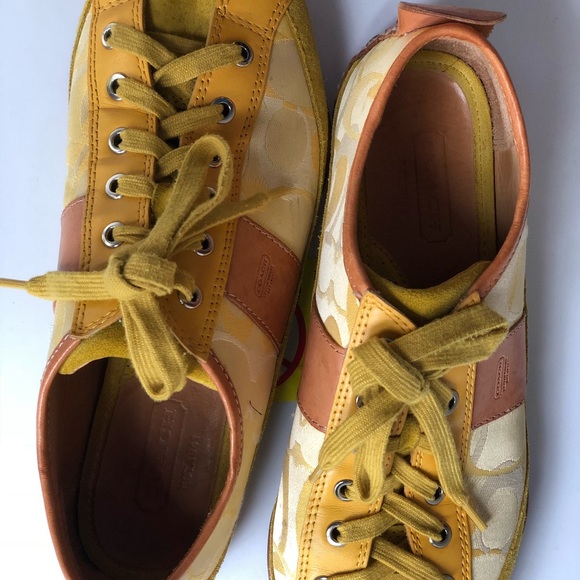 Coach sneakers Harvest Gold size 9 - Picture 2 of 2